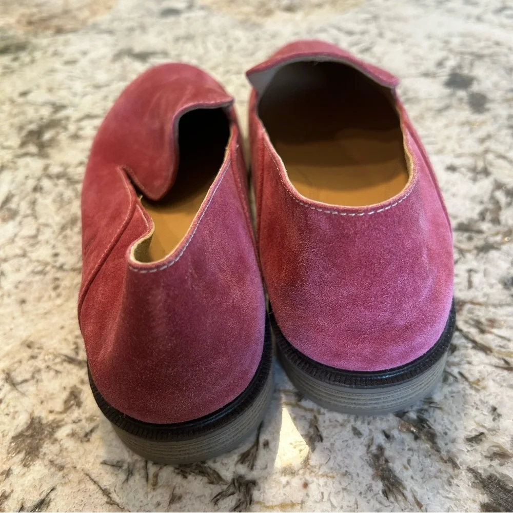Hush Puppies‎ Bailey Slip-On size 11 women’s pink suede loafers